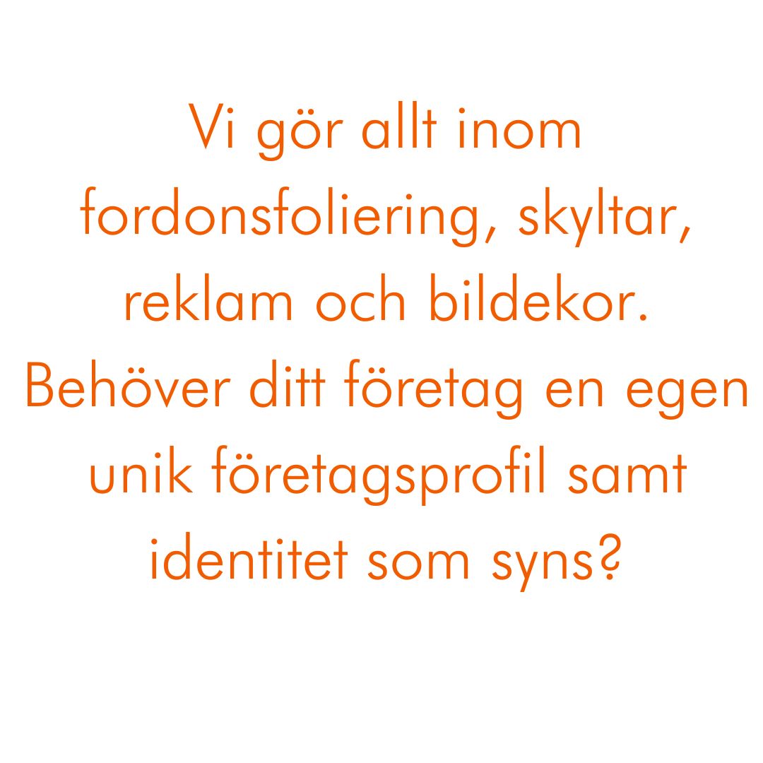 Vi gör allt inom fordonsfoliering